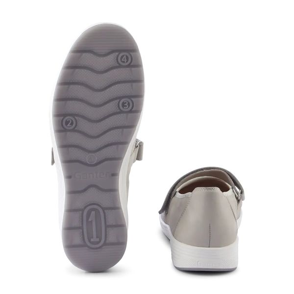 Мокасини жіночі ортопедичні Klara, світло-сірий (арт. 1-20 8163 6700), Ganter