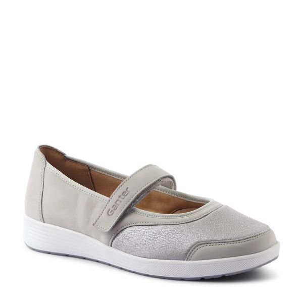 Мокасини жіночі ортопедичні Klara, світло-сірий (арт. 1-20 8163 6700), Ganter