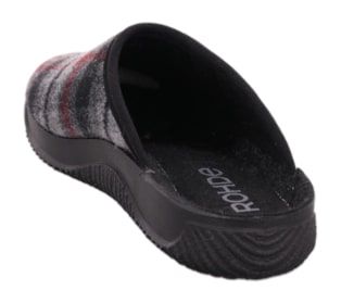 Чоловічі сабо Soltau-H, антрацит/клітинка (арт.2781 82), ROHDE (Німеччина)