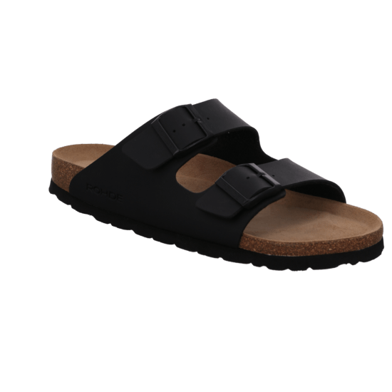 Мужские шлепанцы Grado, черный (арт.5920 90), ROHDE (Германия)