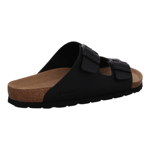 Мужские шлепанцы Grado, черный (арт.5920 90), ROHDE (Германия)