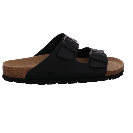 Мужские шлепанцы Grado, черный (арт.5920 90), ROHDE (Германия)