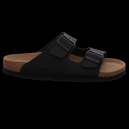 Мужские шлепанцы Grado, черный (арт.5920 90), ROHDE (Германия)