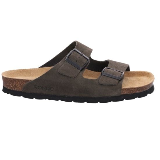 Чоловічі шльопанці Grado, темний хакі, 5922 66, ROHDE (Німеччина)