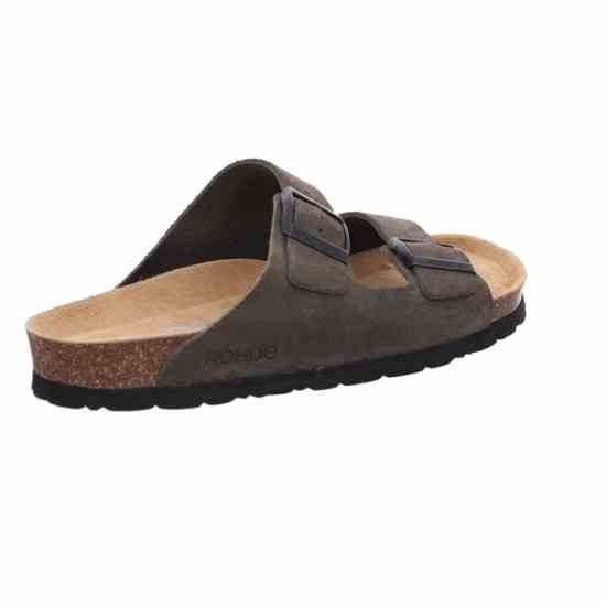 Чоловічі шльопанці Grado, темний хакі, 5922 66, ROHDE (Німеччина)