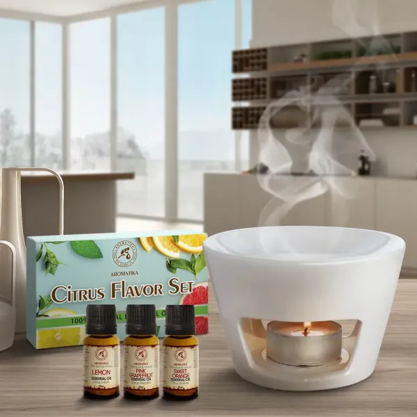 Набір ефірних олій «Цитрусовий» Ароматика