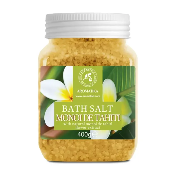 Набір солей для ванн «Моной де Таїті», «Кокос», «Ваніль» 3 шт x 400 г Ароматика