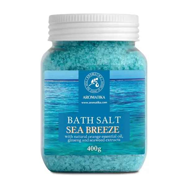 Набір солей для ванн «Морський бриз», «Іланг-іланг», «Лаванда» 3 шт x 400 г Ароматика
