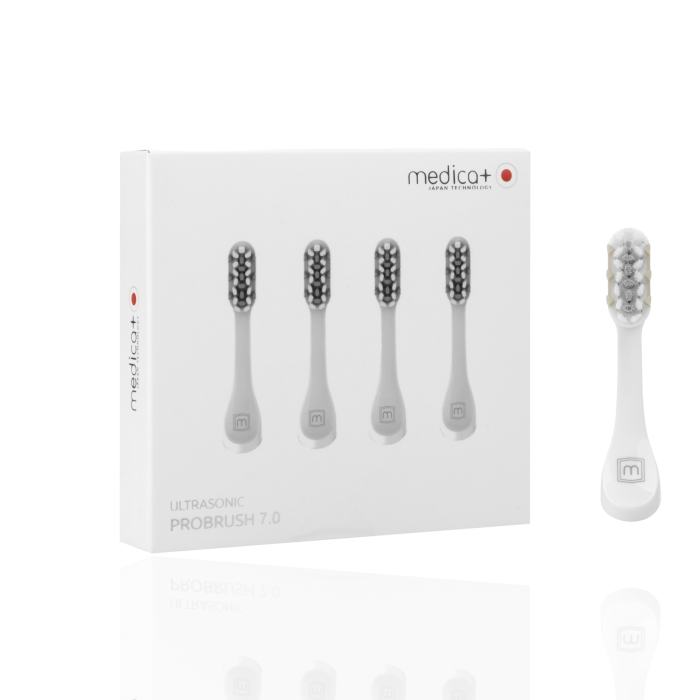 Насадки для звуковой зубной щетки Medica+ ProBrush 7.0 Compact (4шт)