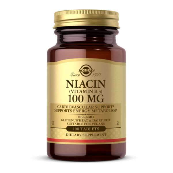 Niacin (Vitamin B3) 100mg - 100 tabs Niacin (Vitamin B3) 100mg - 100 tabs