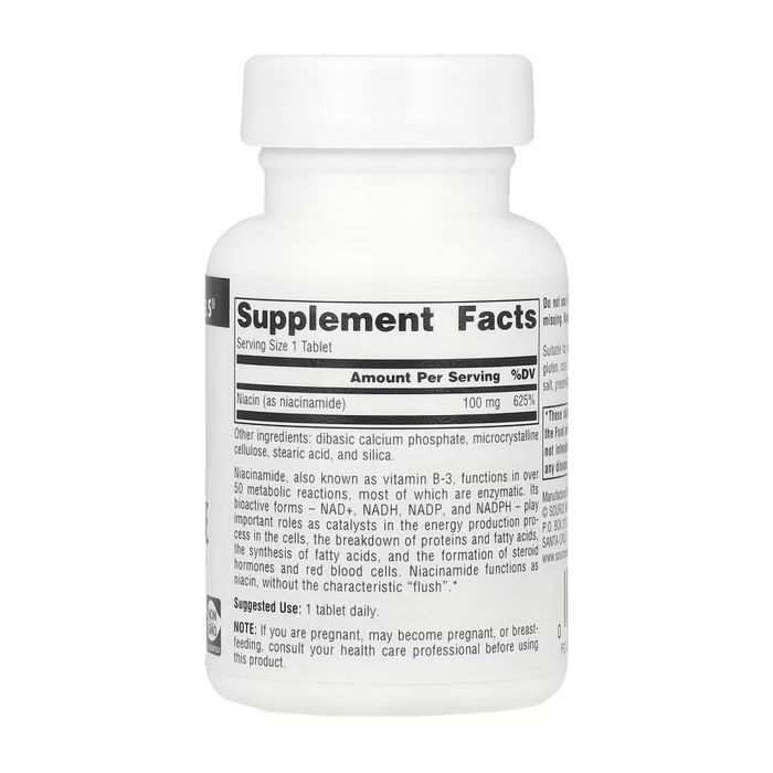 Niacinamide B-3 100 mg - 100 tabs