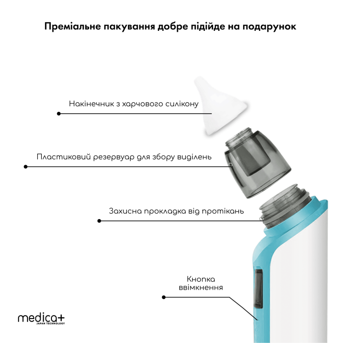 Назальный аспиратор Medica+ NOSE CLEANER 6.0 Blue