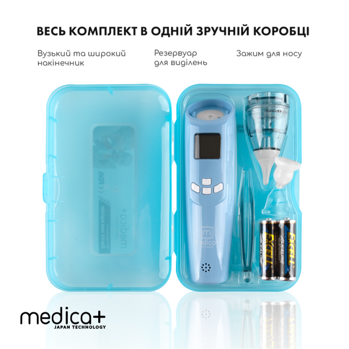 Назальный аспиратор Medica+ Nose Cleaner 7.0