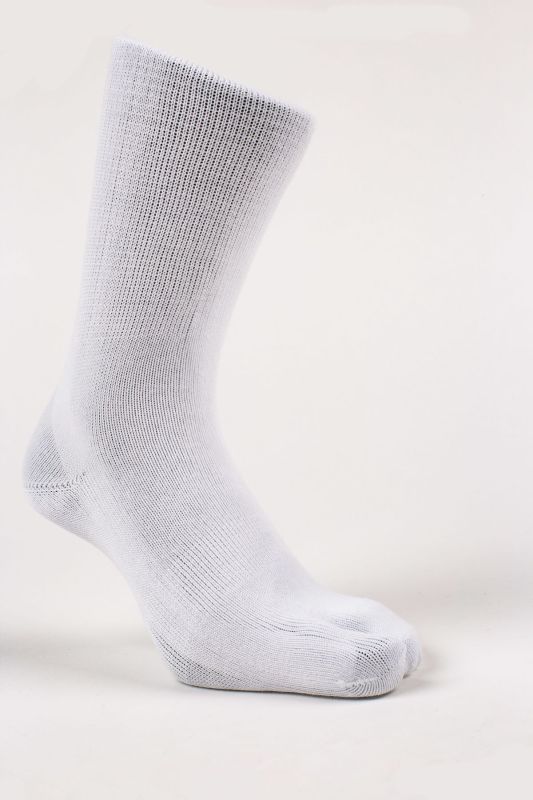 Шкарпетки бавовняні універсальні з роздільником пальців, білий, (6020), Hallufix (Німеччина), Шкарпетки бавовняні універсальні з роздільником пальців, білий, (6020), Hallufix (Німеччина),