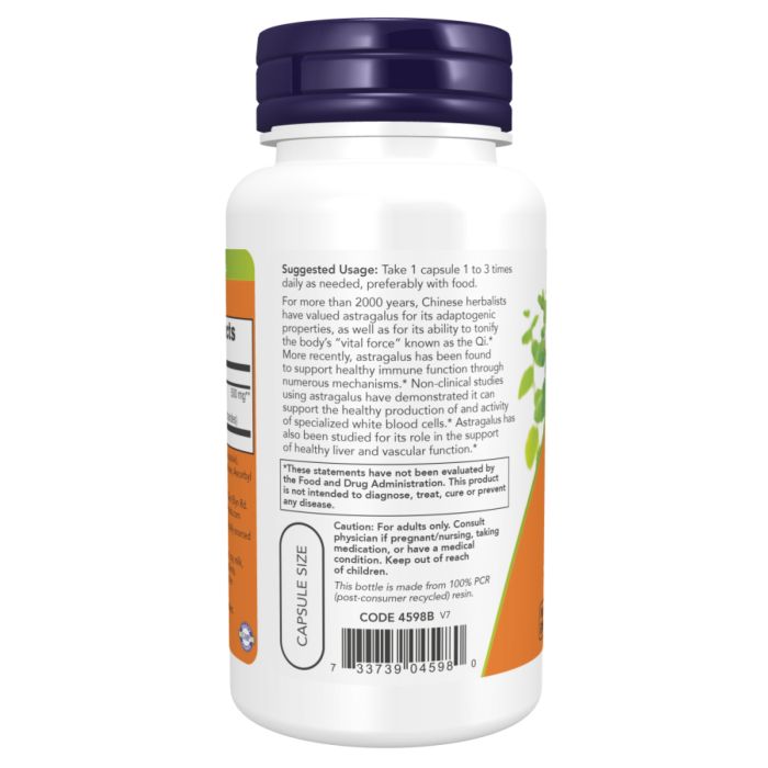 Astragalus Extract 500mg - 90 vcaps | Підтримка імунної системи 