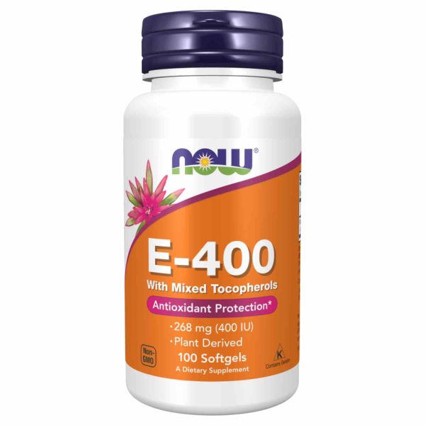 E-400 Mixed Tocopherols - 100 sgels E-400 Mixed Tocopherols - 100 sgels