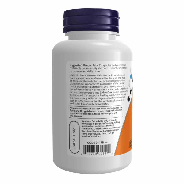 L-Methionine 500mg - 100 caps