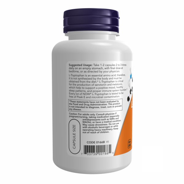 L-Tryptophan 500mg - 60 vcaps