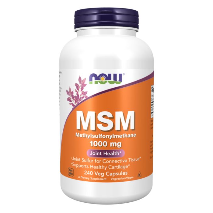 NOW Foods,метилсульфонілметан, MSM 1000mg - 240 vcaps