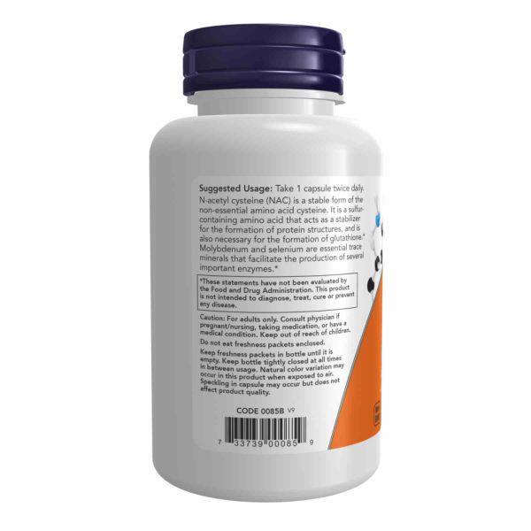 NAC-Acetyl Cysteine 600mg - 100 vcaps