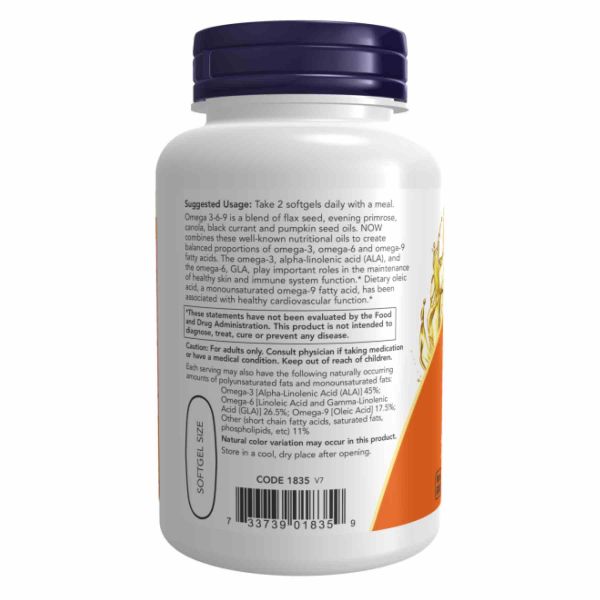 Omega 3-6-9 1000 mg - 250 Softgels