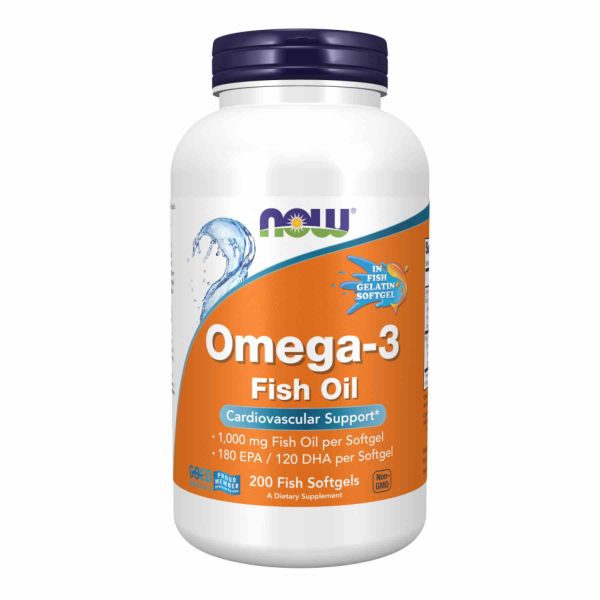 Omega-3 FO 1000mg 180/120 Fish Gelatin - 200 sgels