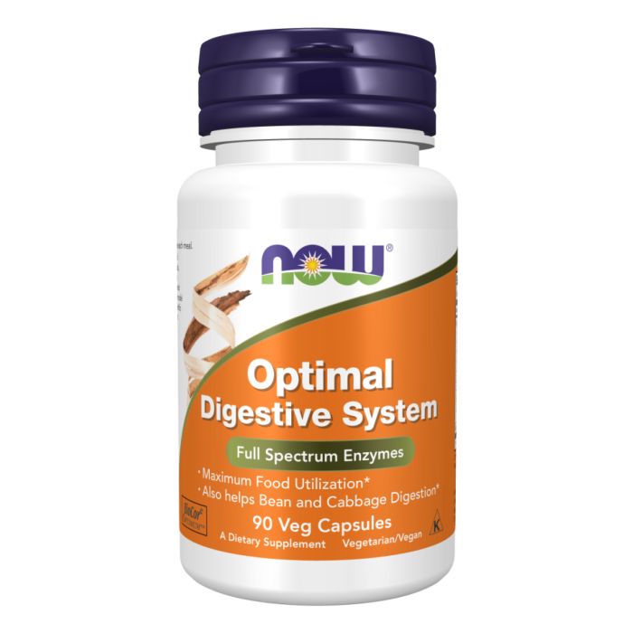 Травні ферменти NOW Optimal Digestive System – максимальне засвоєння їжі - 90 vcaps