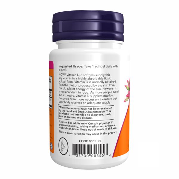 VIT D-3 2000IU - 120 sgels