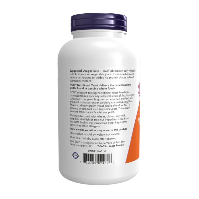 Поживні дріжджі NOW® Nutritional Yeast Powder - 284g