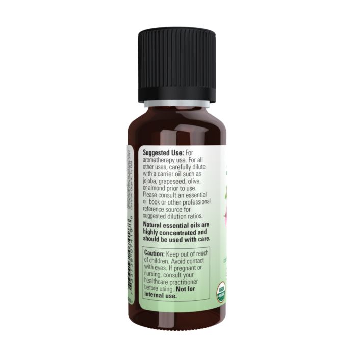Organic Geranium Oil NOW 30 мл — 100% органічна ефірна олія герані