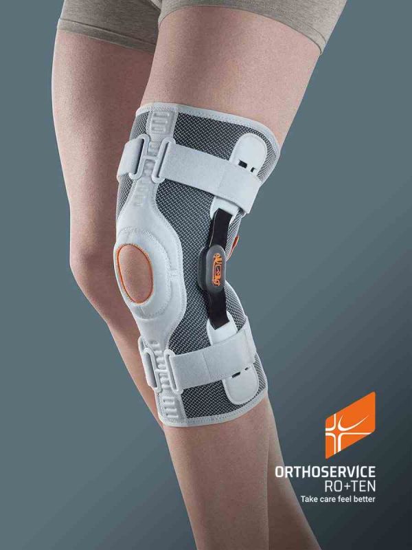 Ортез на коленный сустав с петлями управления F-E и стабилизатором коленной чачки33115, Orthoservice