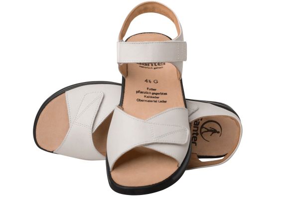 Ортопедичні босоніжки Monika, молочний (арт.9-20 2591 0600), Ganter (Австрія)