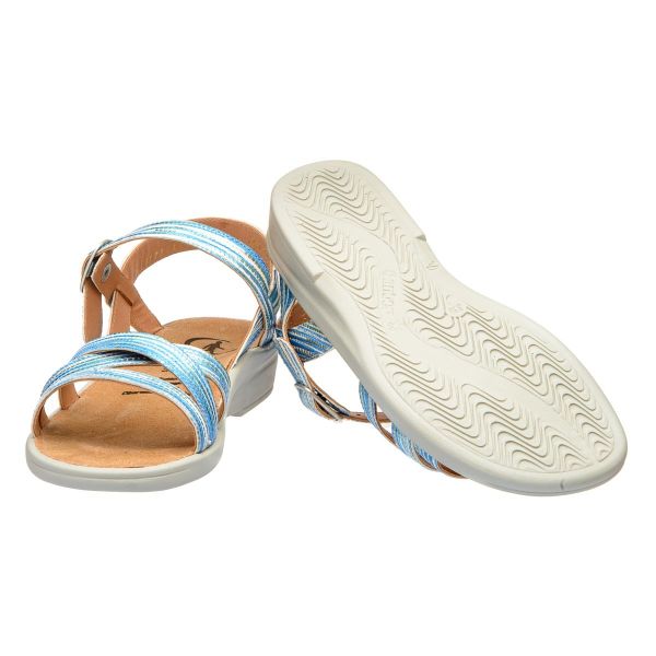 Женские сандалии "SONNIKA" р.3,5/36 (голубой)