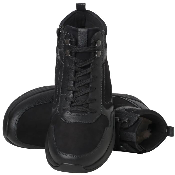 Ортопедичні черевики чоловічі зимові High Flyer, чорний, 0-25 1977 0100, Ganter (Австрія)