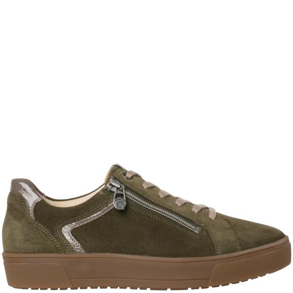 Ортопедичні кеди Helena, хакі/велюр, 0-20 4322 5300, Ganter (Австрія)