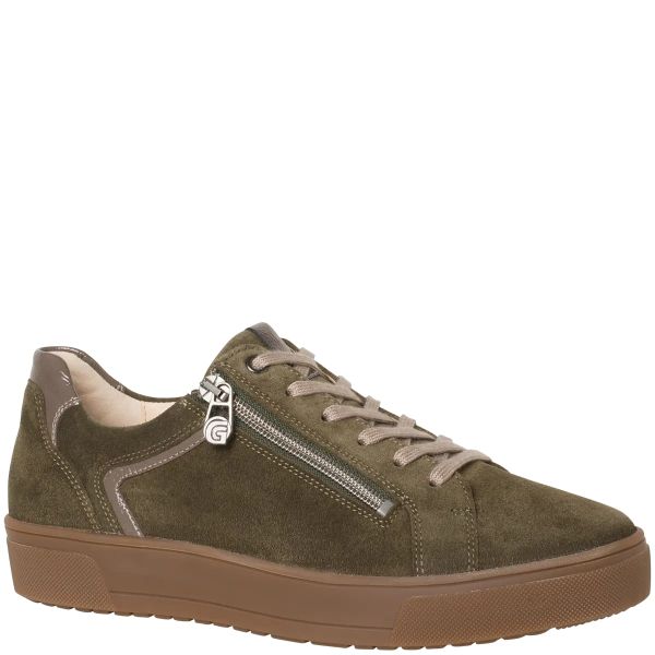 Ортопедичні кеди Helena, хакі/велюр, 0-20 4322 5300, Ganter (Австрія)