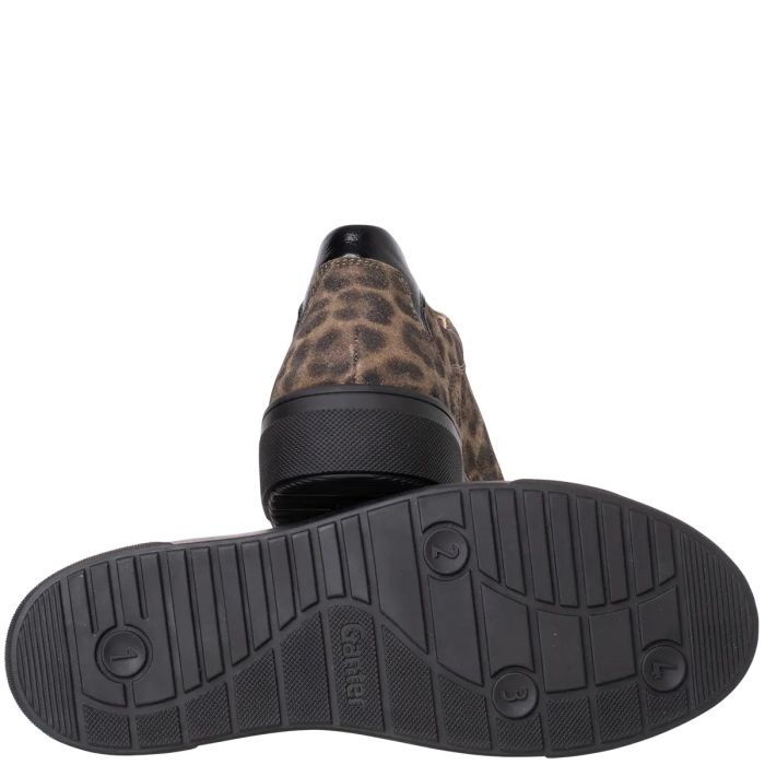 Ортопедичні кеди Helena, коричневий/леопард, 0-20 4323 9400, Ganter (Австрія)