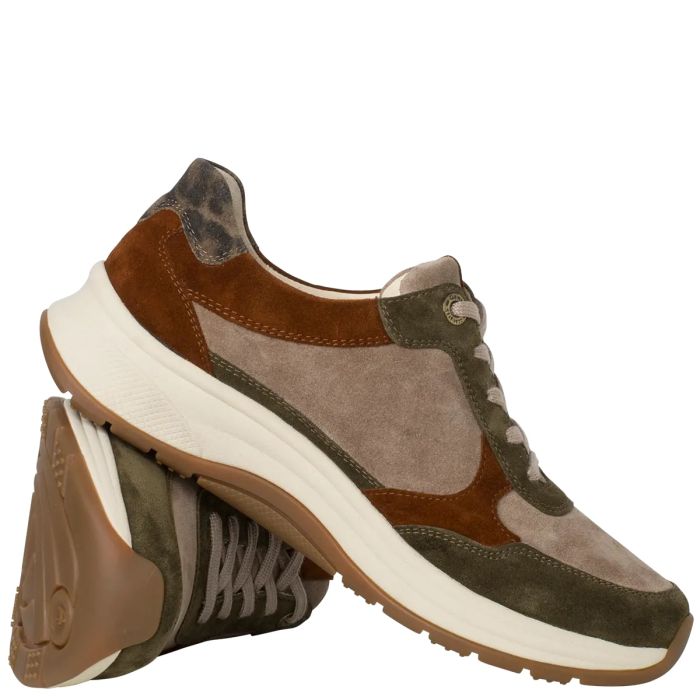 Ортопедичні кросівки жіночі High Flyer, хакі/мікс (арт. 0-20 1822 5399) Ganter (Австрія)