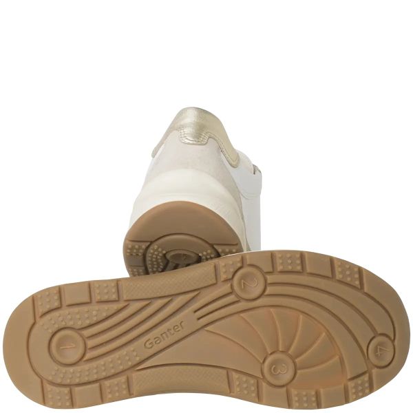 Ортопедические кроссовки женские High Flyer, молочный/св.бежевый (арт.9-20 1820 0611) Ganter (Австрия)