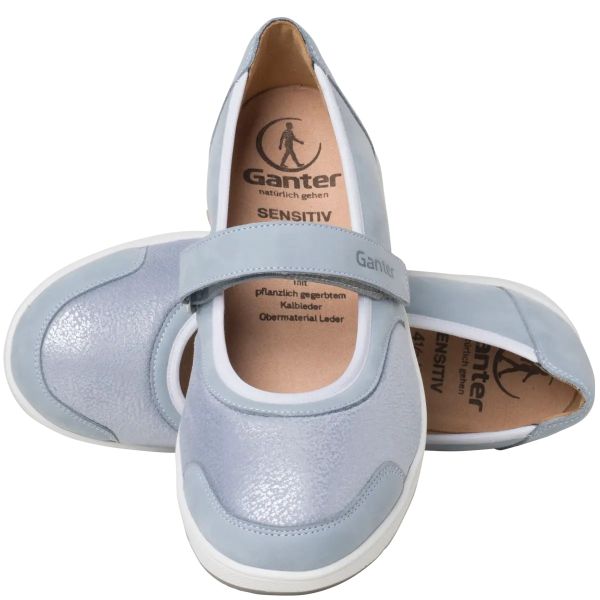 Ортопедичні мокасини Klara, блакитний (арт.9-20 8162 3300), Ganter (Австрія)
