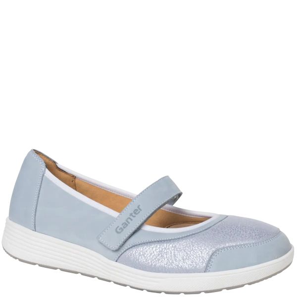 Ортопедичні мокасини Klara, блакитний (арт.9-20 8162 3300), Ganter (Австрія) Ортопедичні мокасини Klara, блакитний (арт.9-20 8162 3300), Ganter (Австрія)