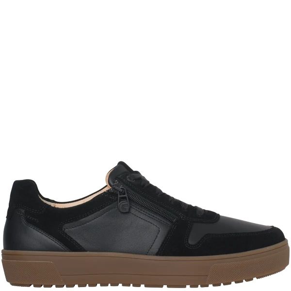 Ортопедические мужские кеды Henning, черный (арт.0-25 6910 0100) Ganter (Австрия)