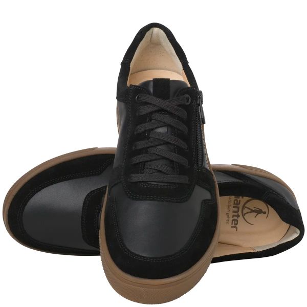 Ортопедические мужские кеды Henning, черный (арт.0-25 6910 0100) Ganter (Австрия)