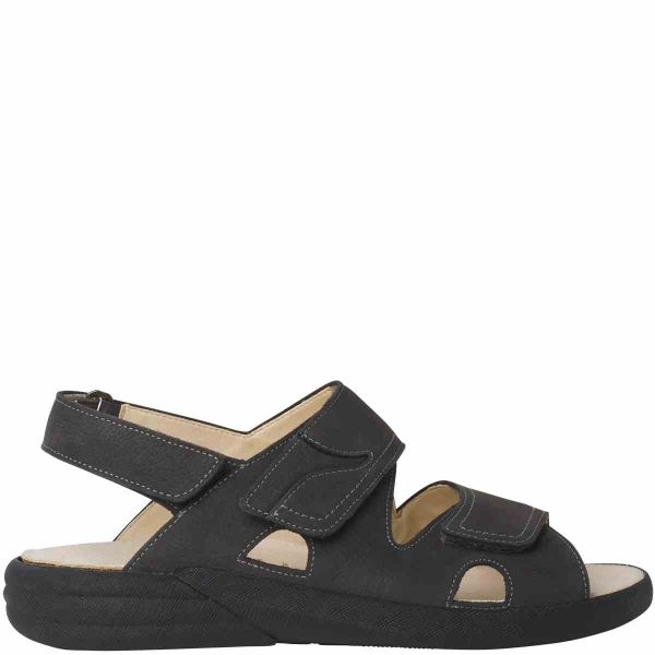 Ортопедичні чоловічі сандалі Harry, темно сірий (арт.9-25 7028 6200), Ganter (Австрія)