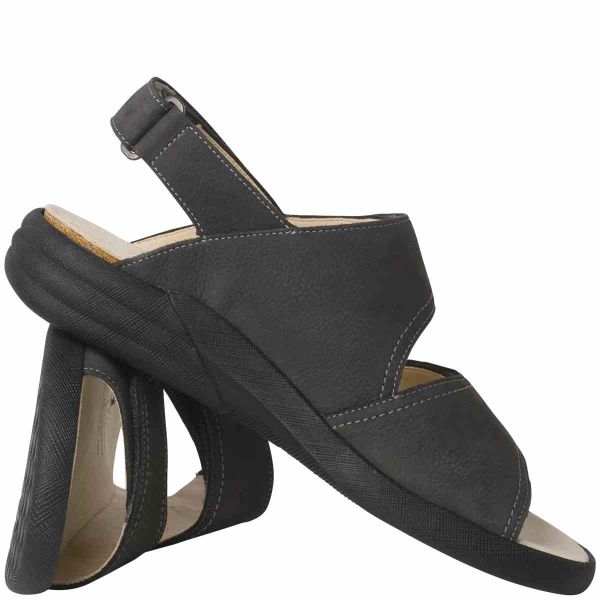 Ортопедичні чоловічі сандалі Harry, темно сірий (арт.9-25 7028 6200), Ganter (Австрія)