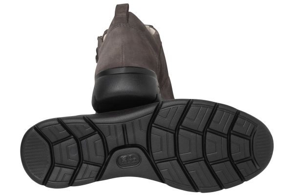 Женские полуботинки "GISI" р.4/37 (т.серый замш)