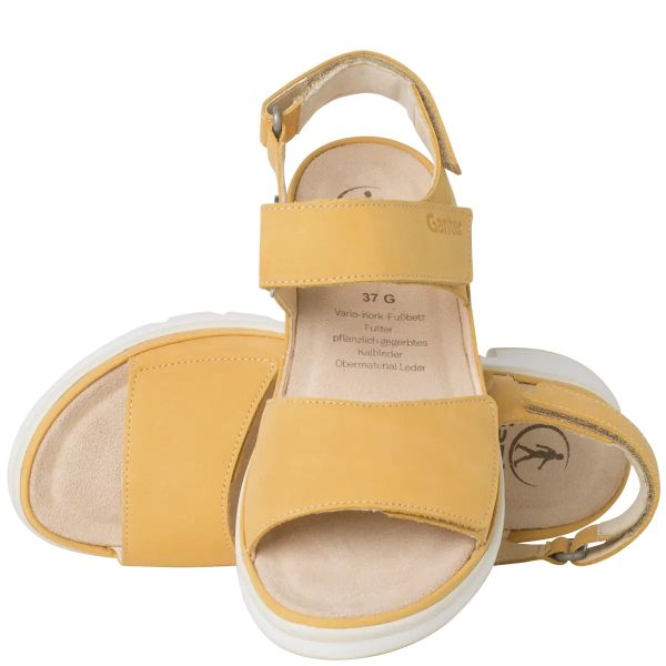 Ортопедические сандалии Gianna, желтый (арт.9-20 0612 9100), Ganter (Австрия)