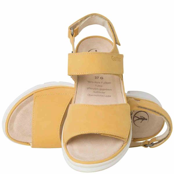 Ортопедичні сандалі Gianna, жовтий (арт.9-20 0612 9100), Ganter (Австрія)
