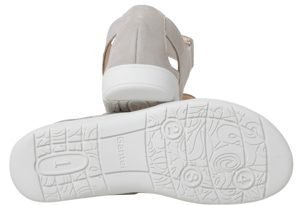 Ортопедичні сандалі Gina, св.сірий (арт. 9-20 0142 6700), Ganter (Австрія)