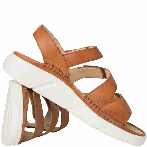 Ортопедические сандалии Halina, св.коричневый (арт.9-20 0471 2600), Ganter (Австрия)